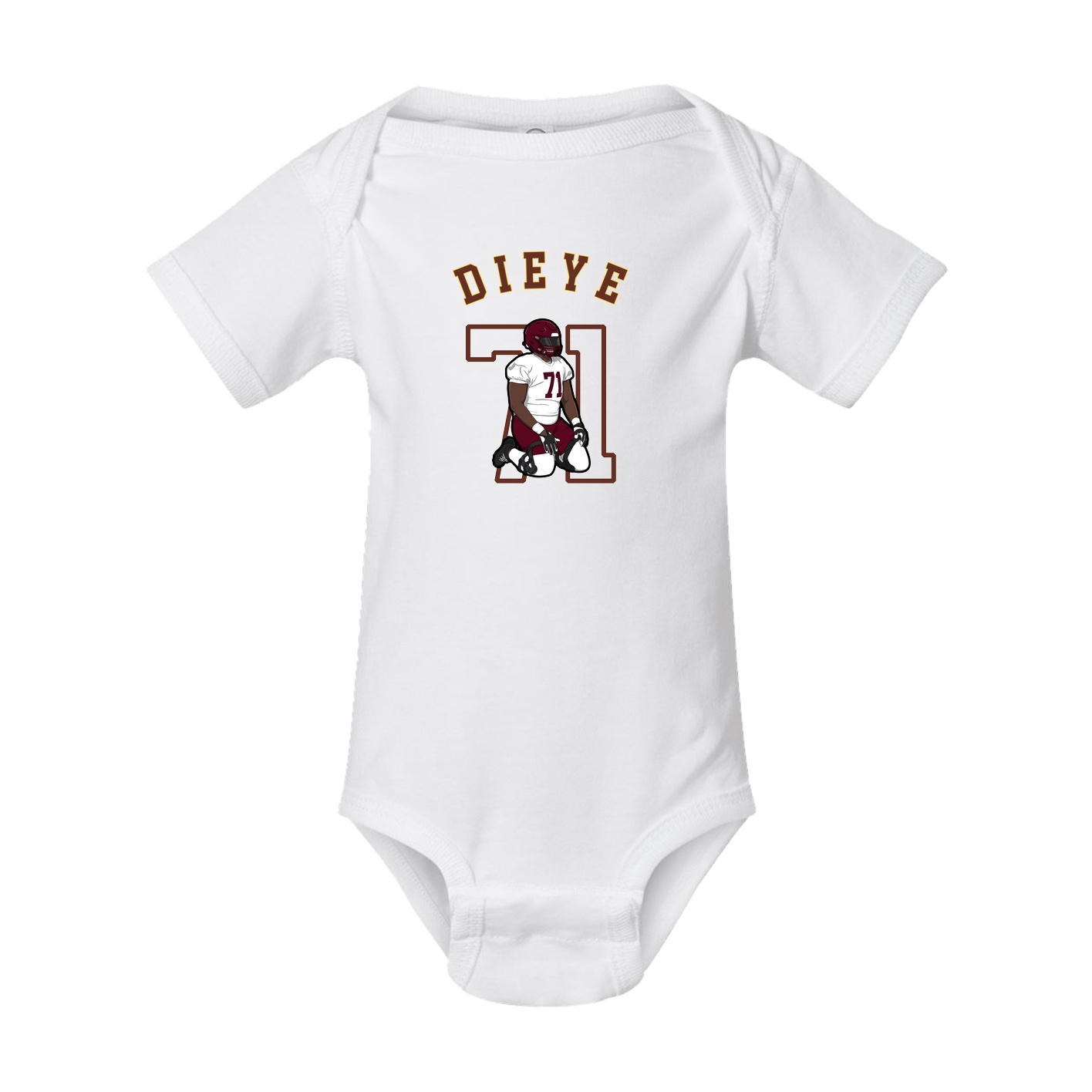 Baby Onesie — Shirsey Arch in White
