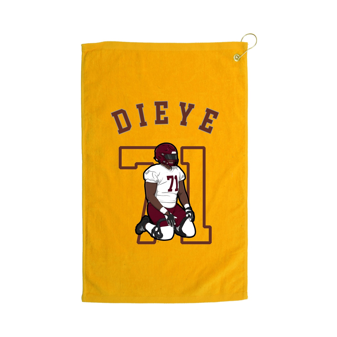 Golf Towel — Shirsey Arch in Gold