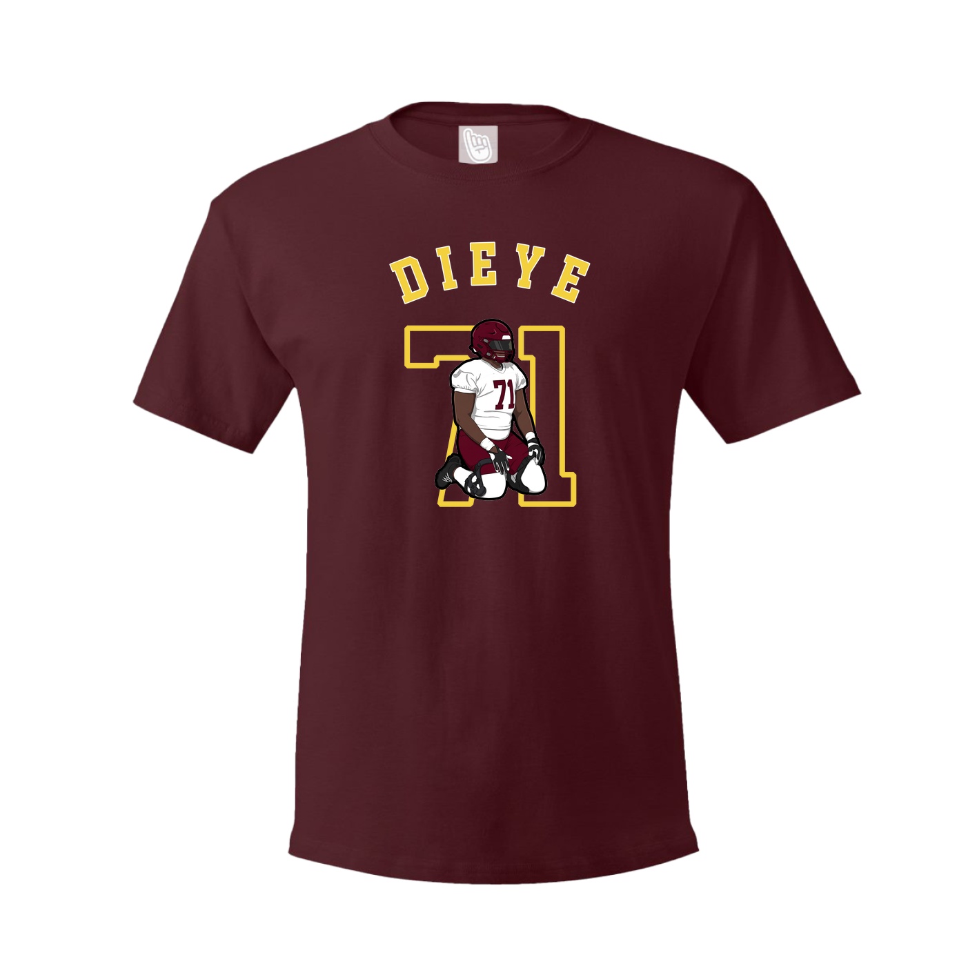 Youth Tee — Shirsey Arch in Maroon