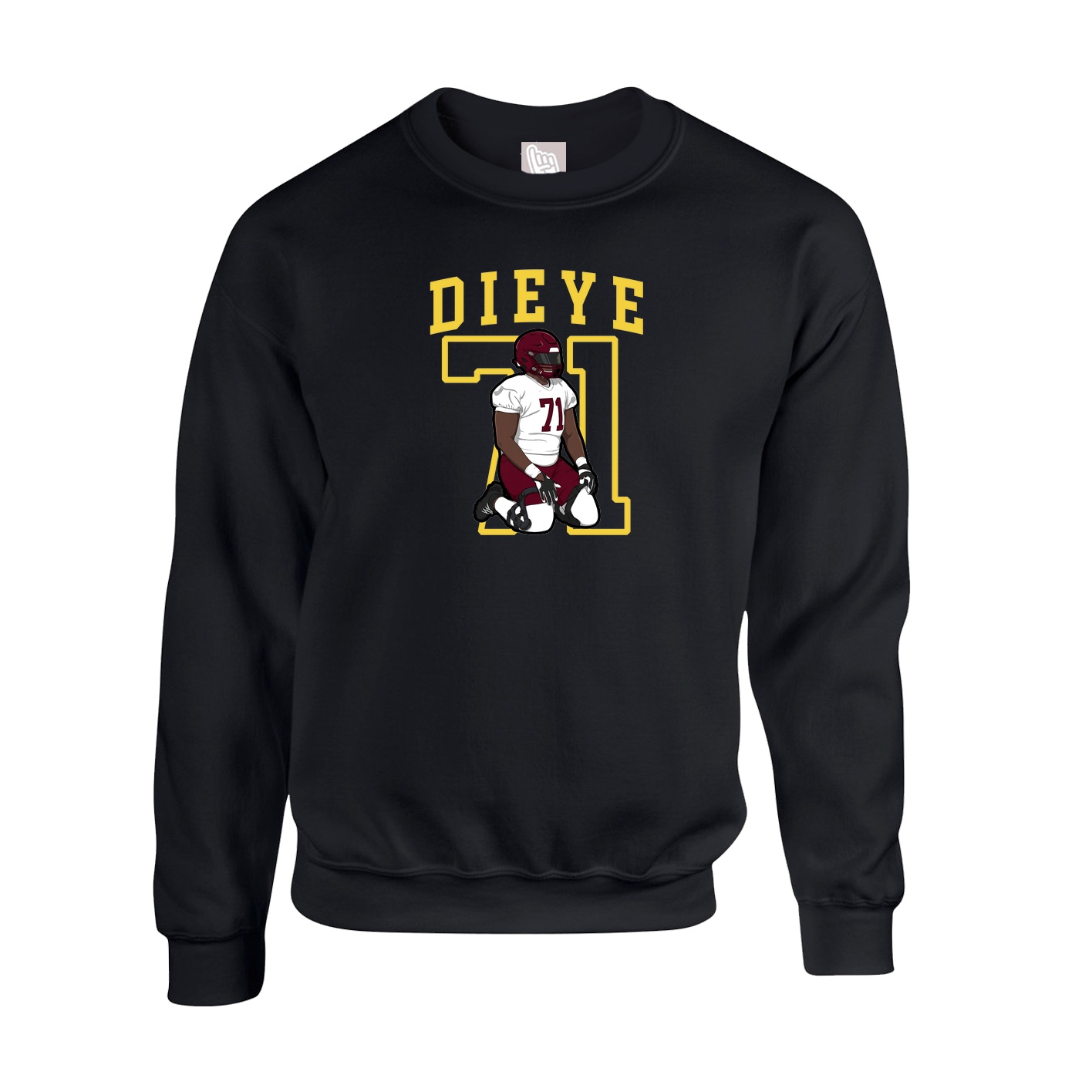 Fleece Crew — Shirsey in Black