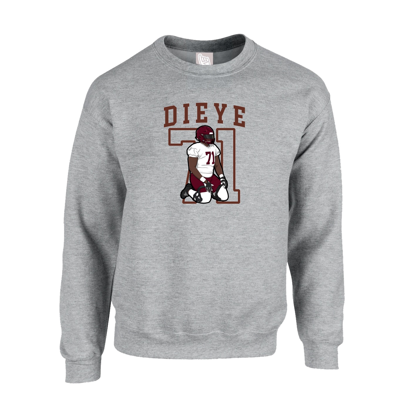 Fleece Crew — Shirsey in Grey