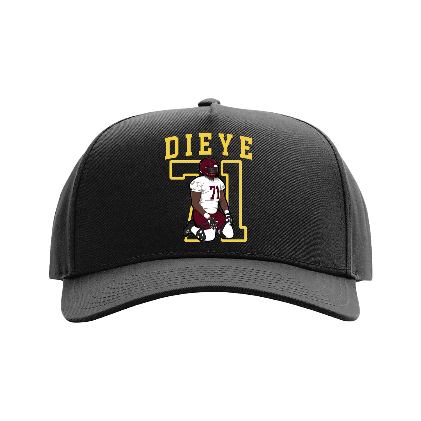 Full Fabric Five-Panel Champ Cap