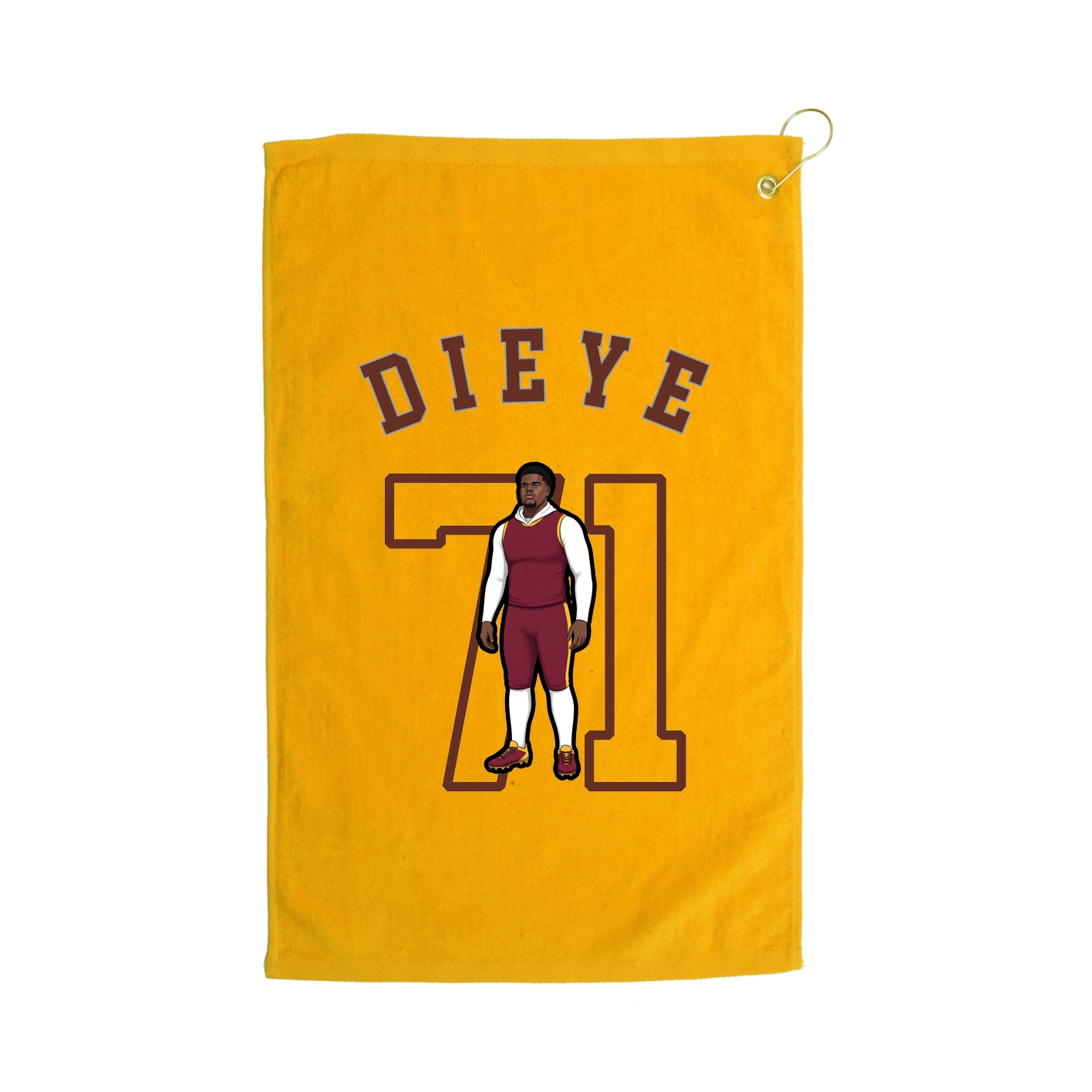 Golf Towel — Shirsey Arch in Gold