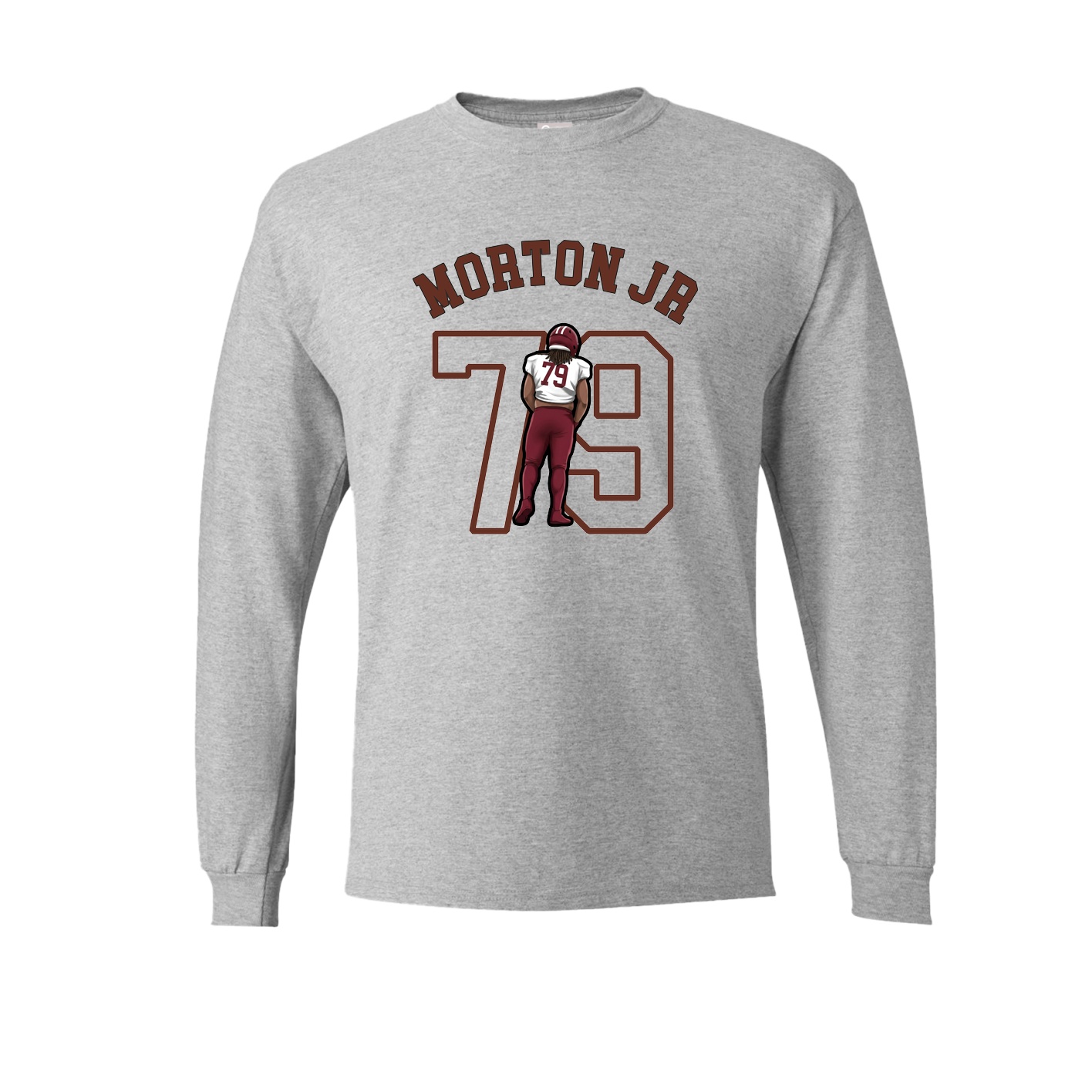 Long Sleeve Tee — Shirsey Arch in Grey