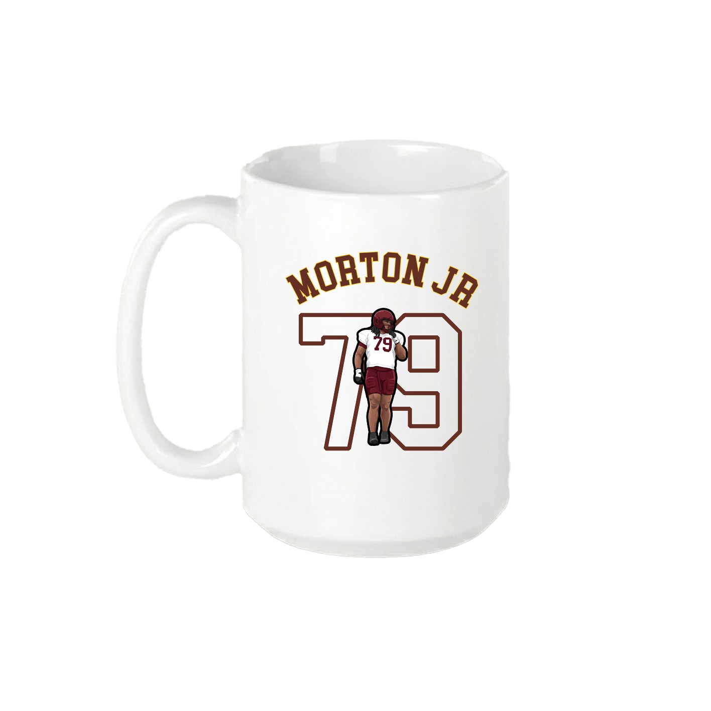 15oz Coffee Mug — Shirsey Arch in White