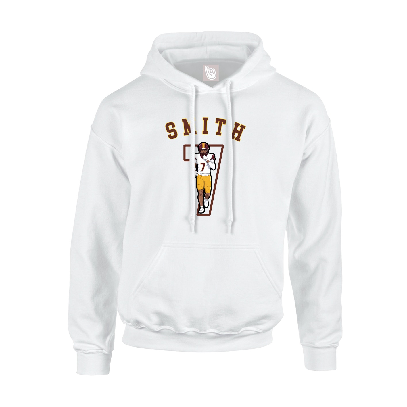 Youth Hoodie — Shirsey Arch in White