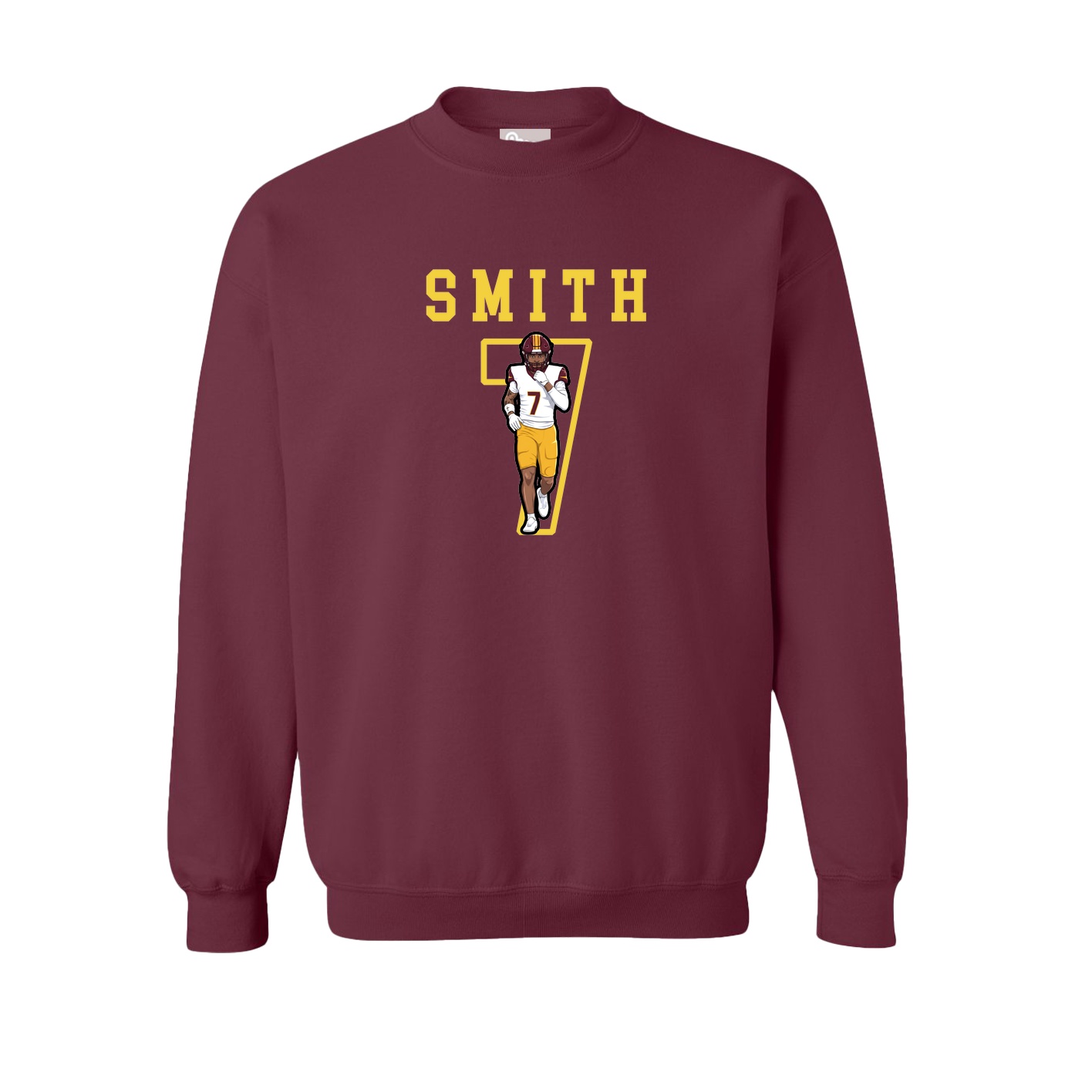 Fleece Crew — Shirsey in Maroon