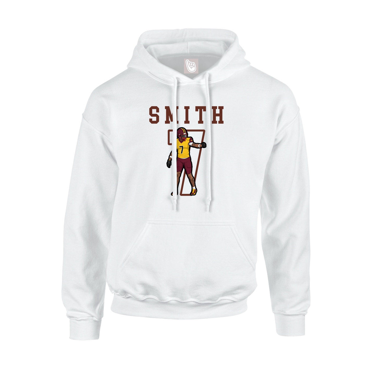 Hoodie — Shirsey in White