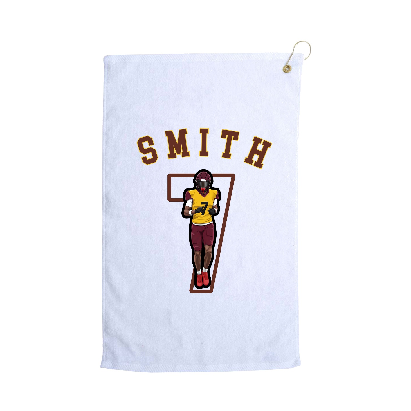 Golf Towel — Shirsey Arch in White