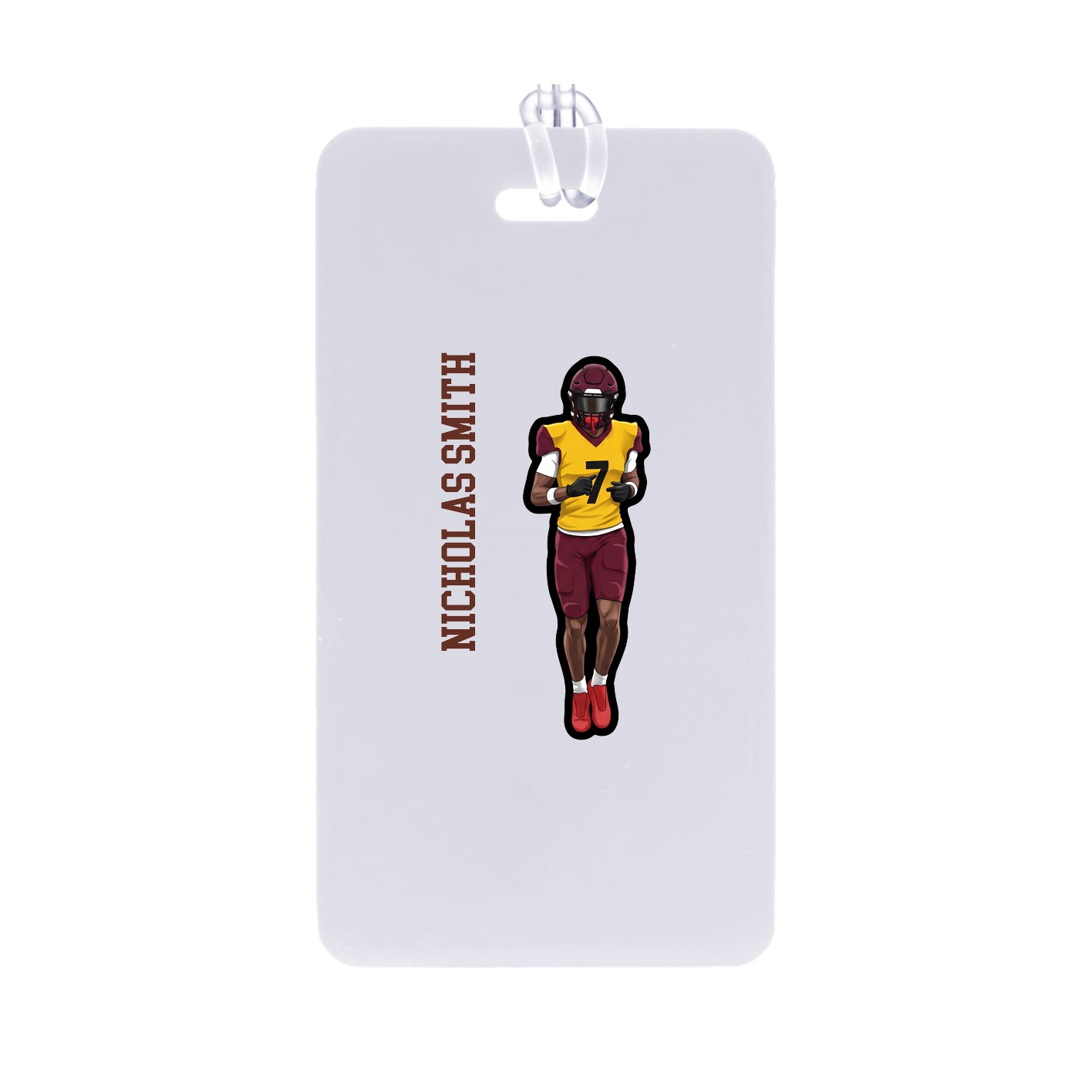 Bag Tag — Name Vertical in Classic
