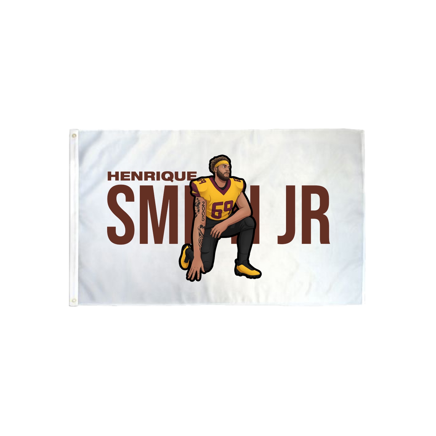 3x5 Flag — Player Name in Classic