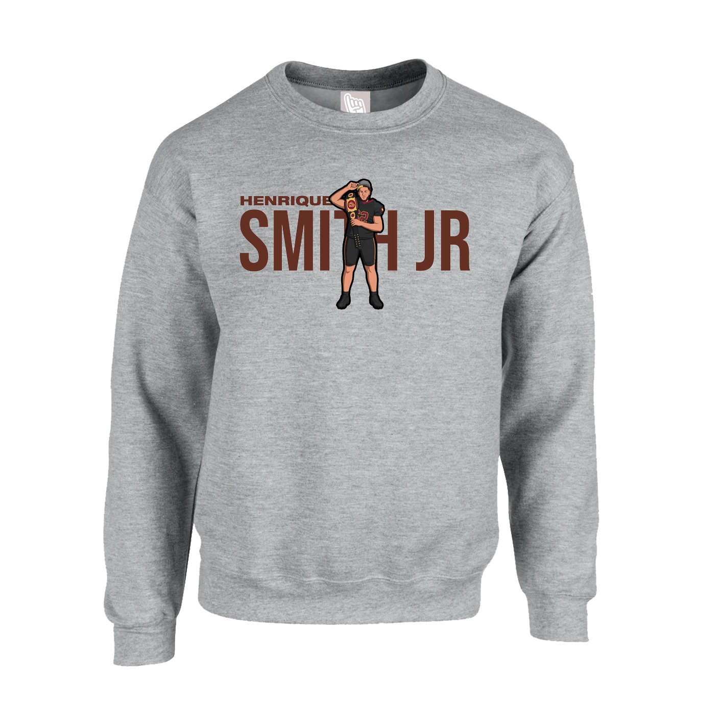 Fleece Crew — Player Name in Grey