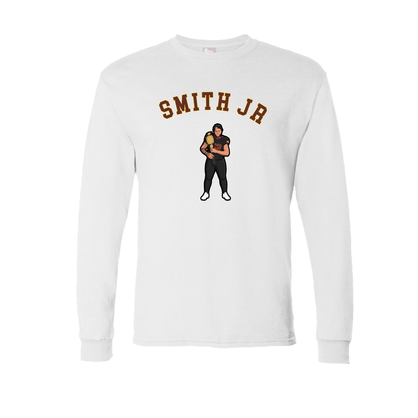 Long Sleeve Tee — Shirsey Arch in White