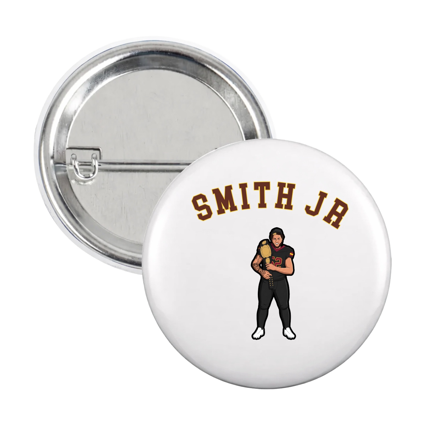 Game Day Button — Shirsey Arch in White