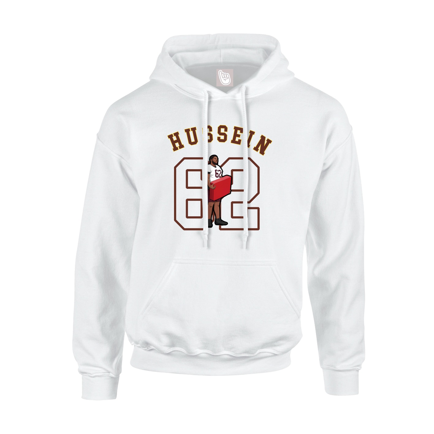 Hoodie — Shirsey Arch in White