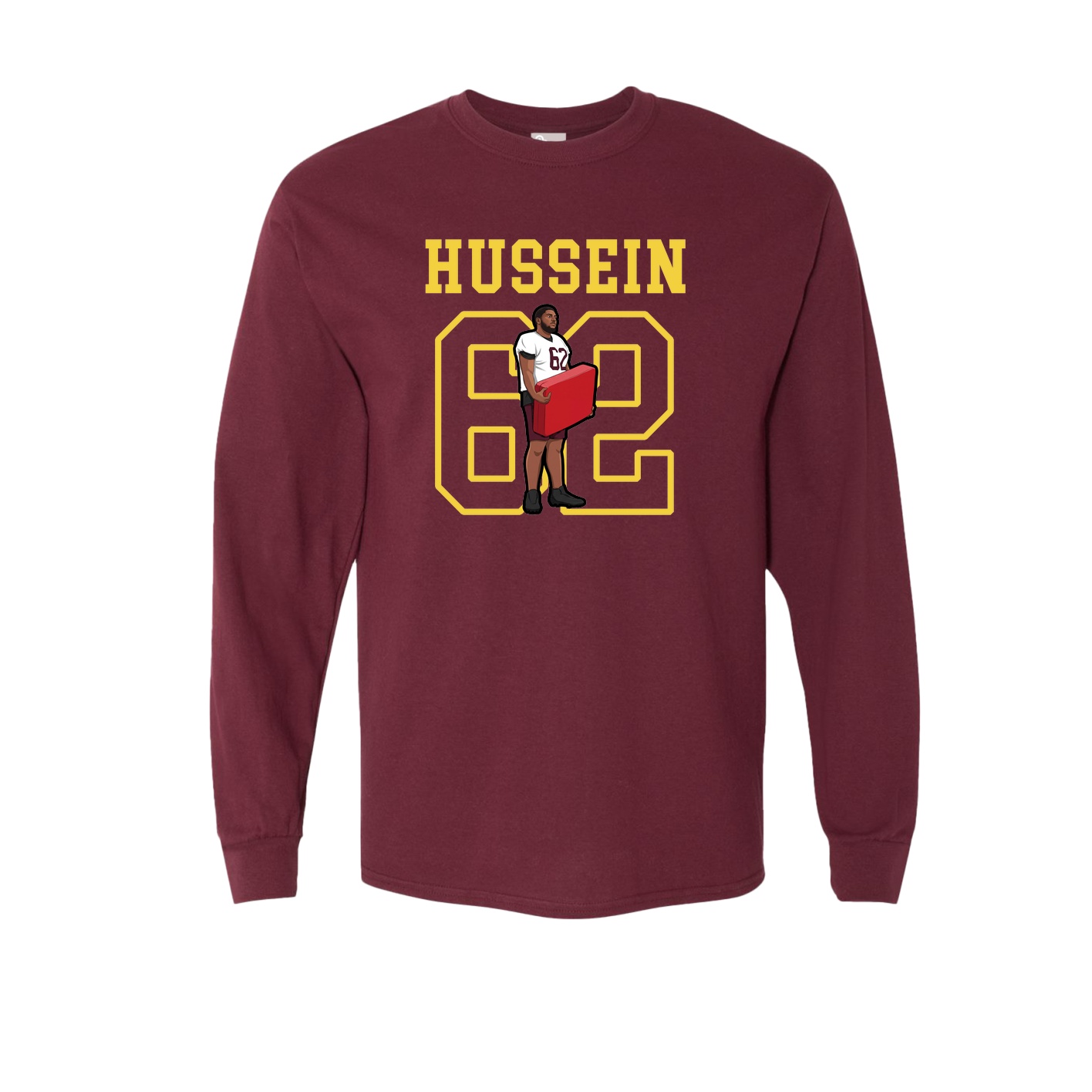 Long Sleeve Tee — Shirsey in Maroon