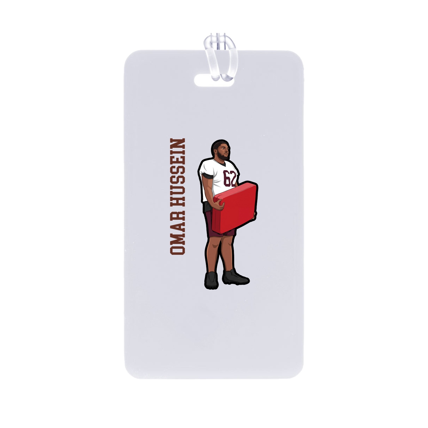 Bag Tag — Name Vertical in Classic