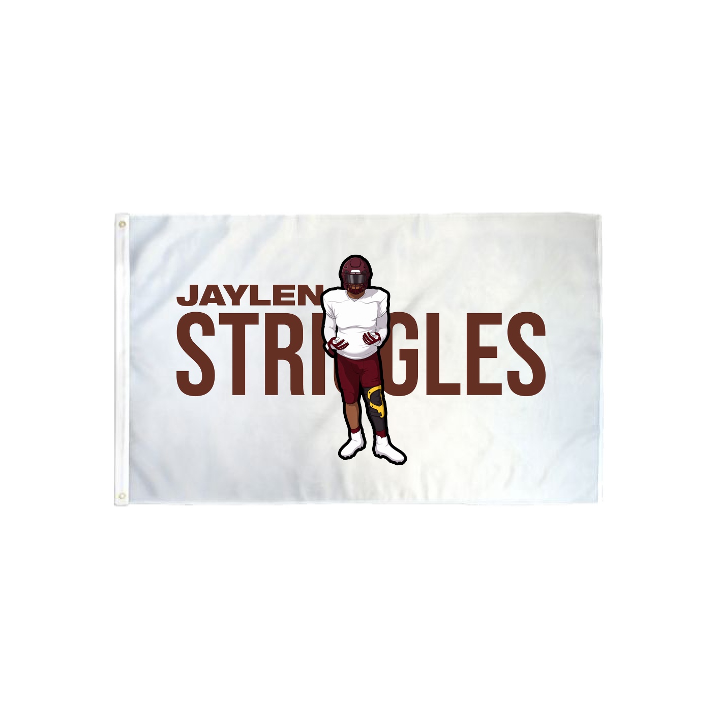 3x5 Flag — Player Name in Classic