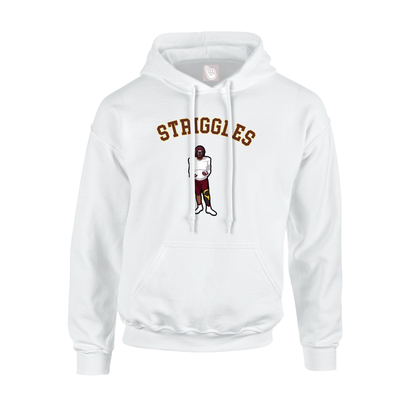 Youth Hoodie — Shirsey Arch in White
