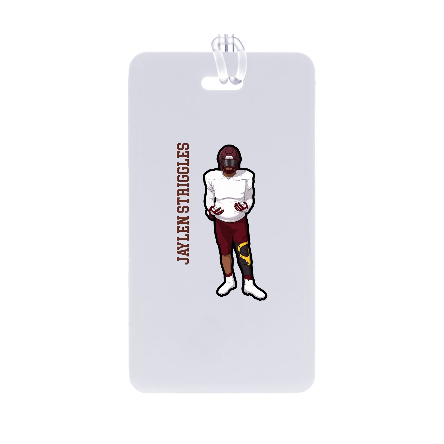 Bag Tag — Name Vertical in Classic