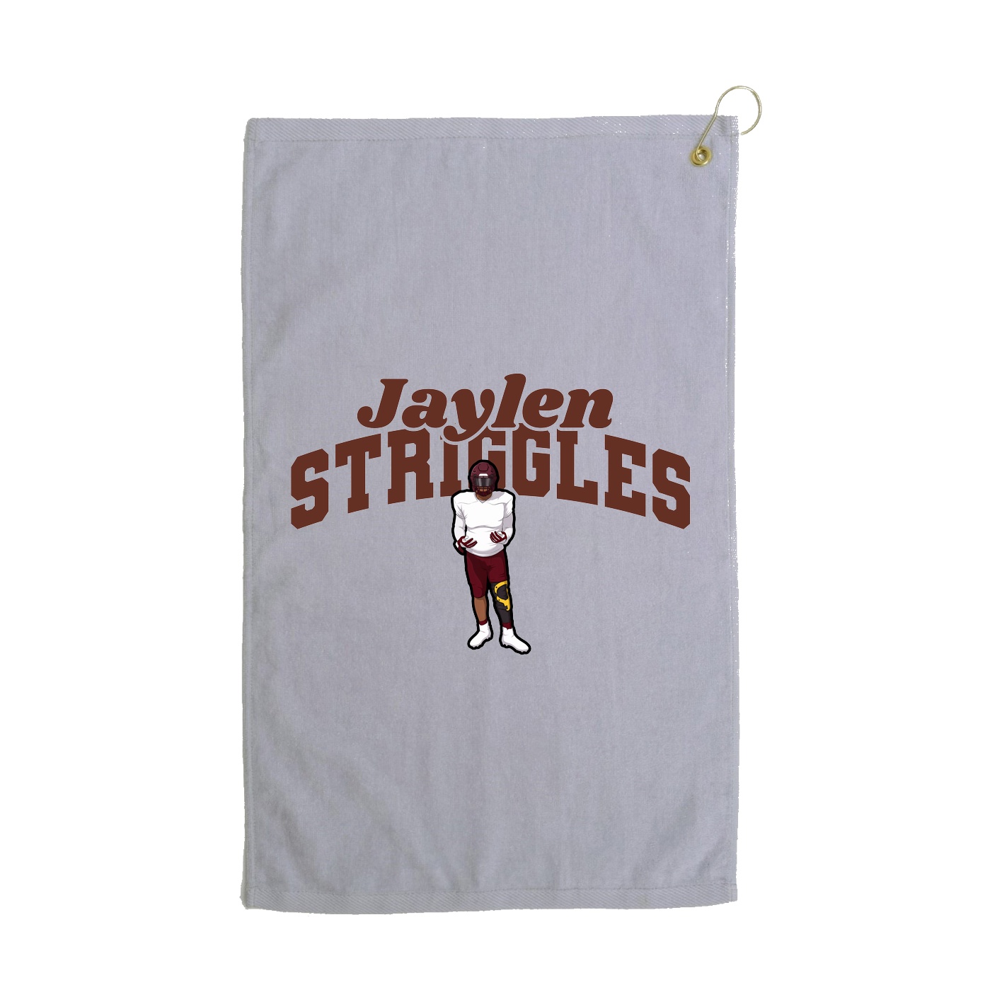 Golf Towel — Signature Arch in Grey
