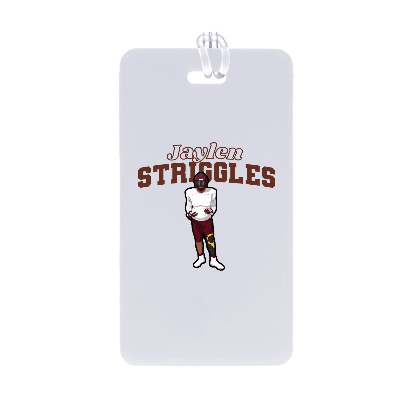 Bag Tag — Name Arch in Classic