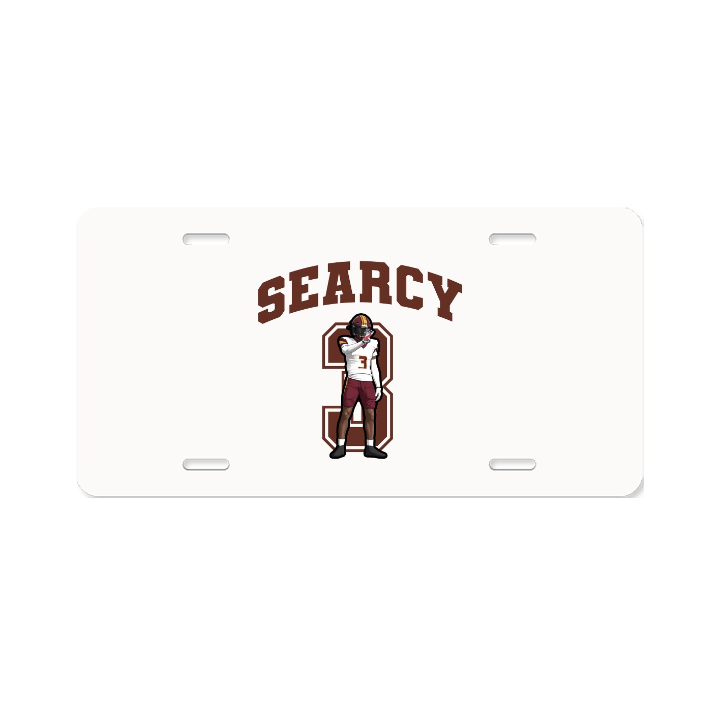 License Plate — Number in Classic