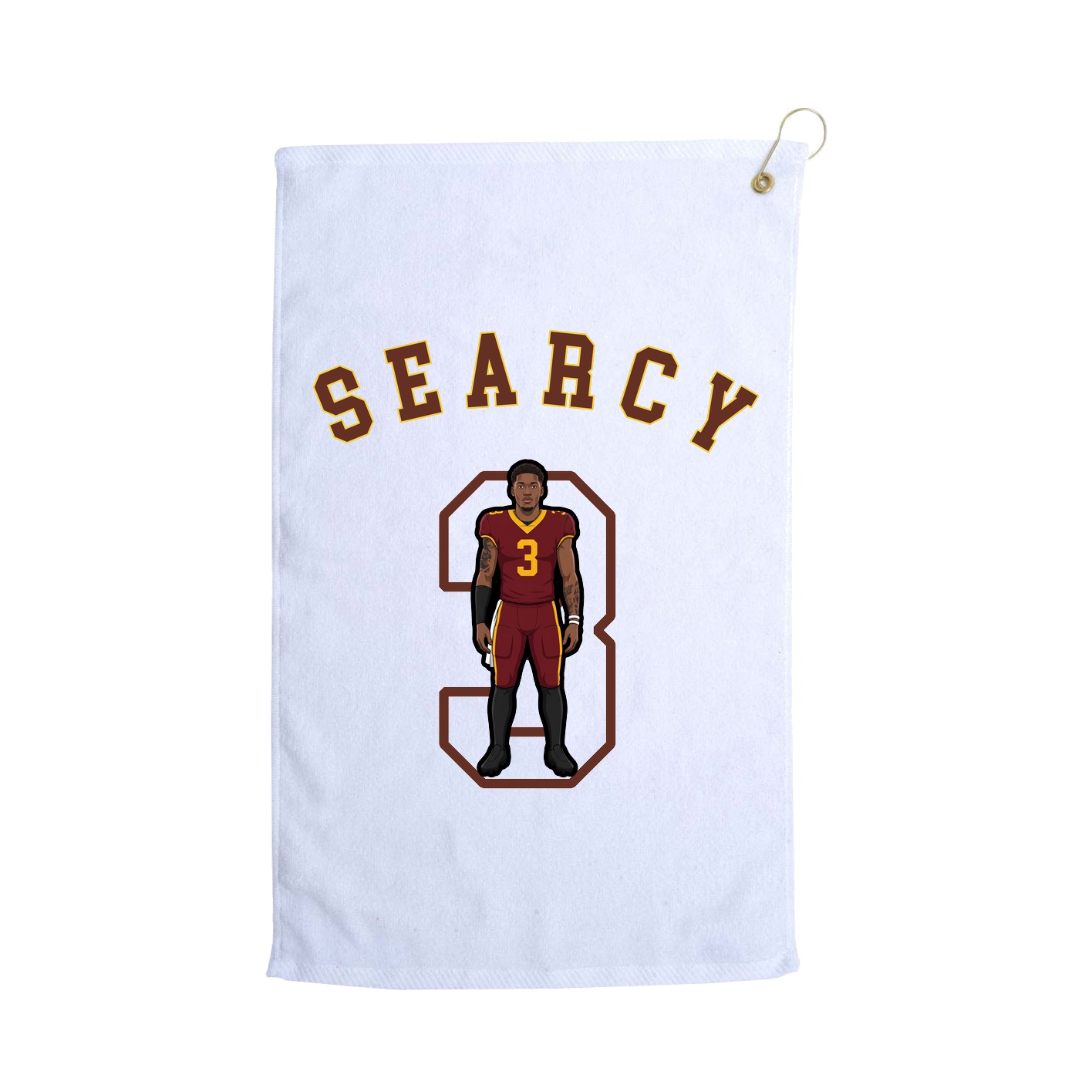 Golf Towel — Shirsey Arch in White