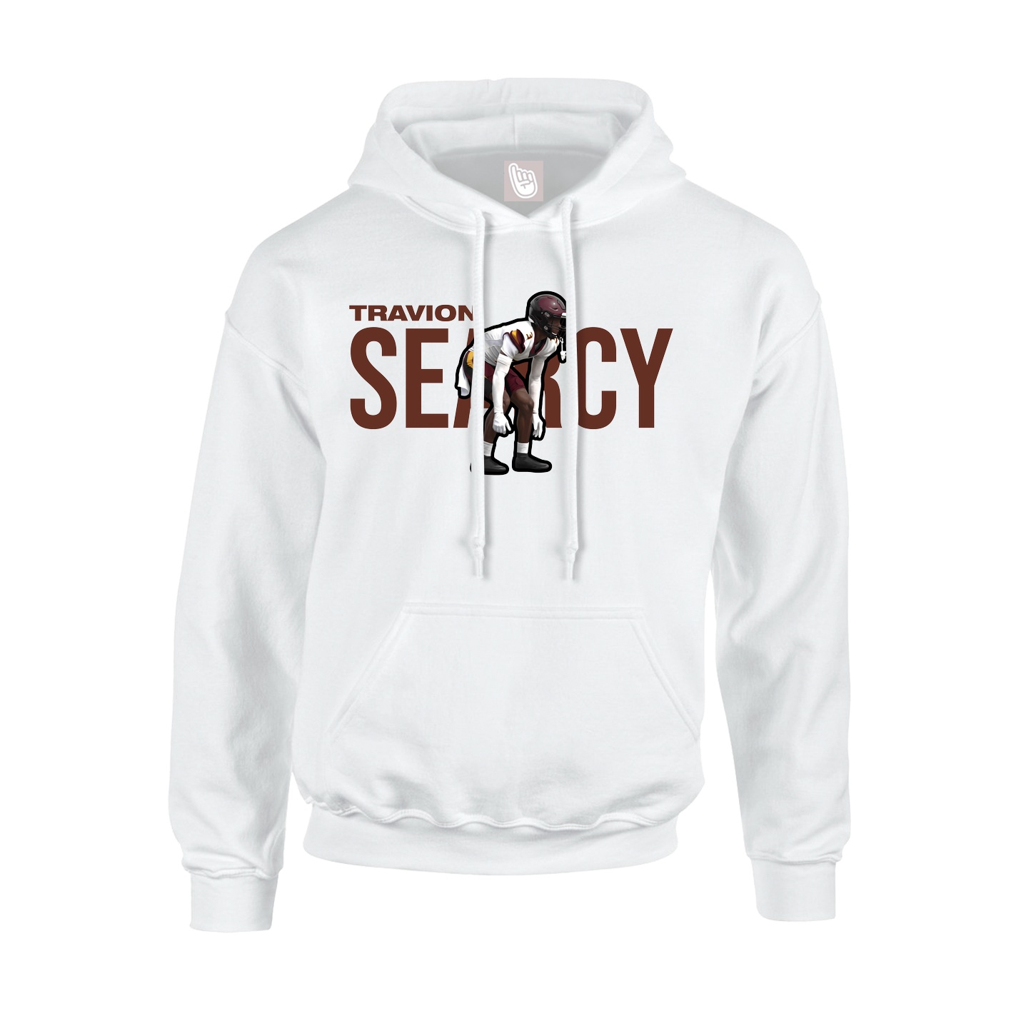 Youth Hoodie — Player Name in White
