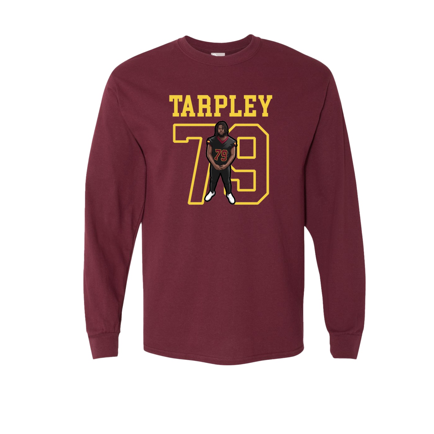 Long Sleeve Tee — Shirsey in Maroon