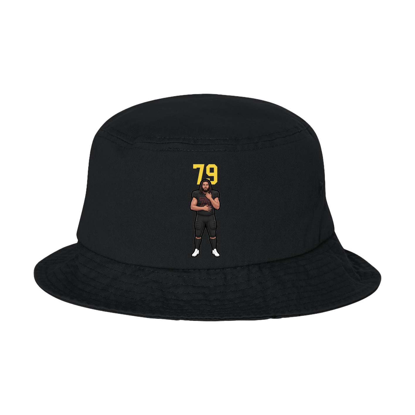 Bucket Cap — Number Top in Black