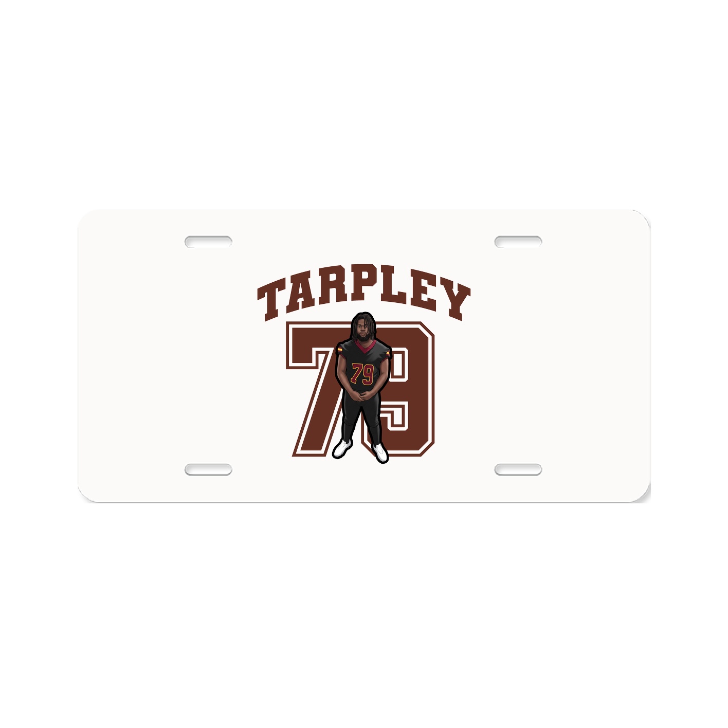 License Plate — Number in Classic