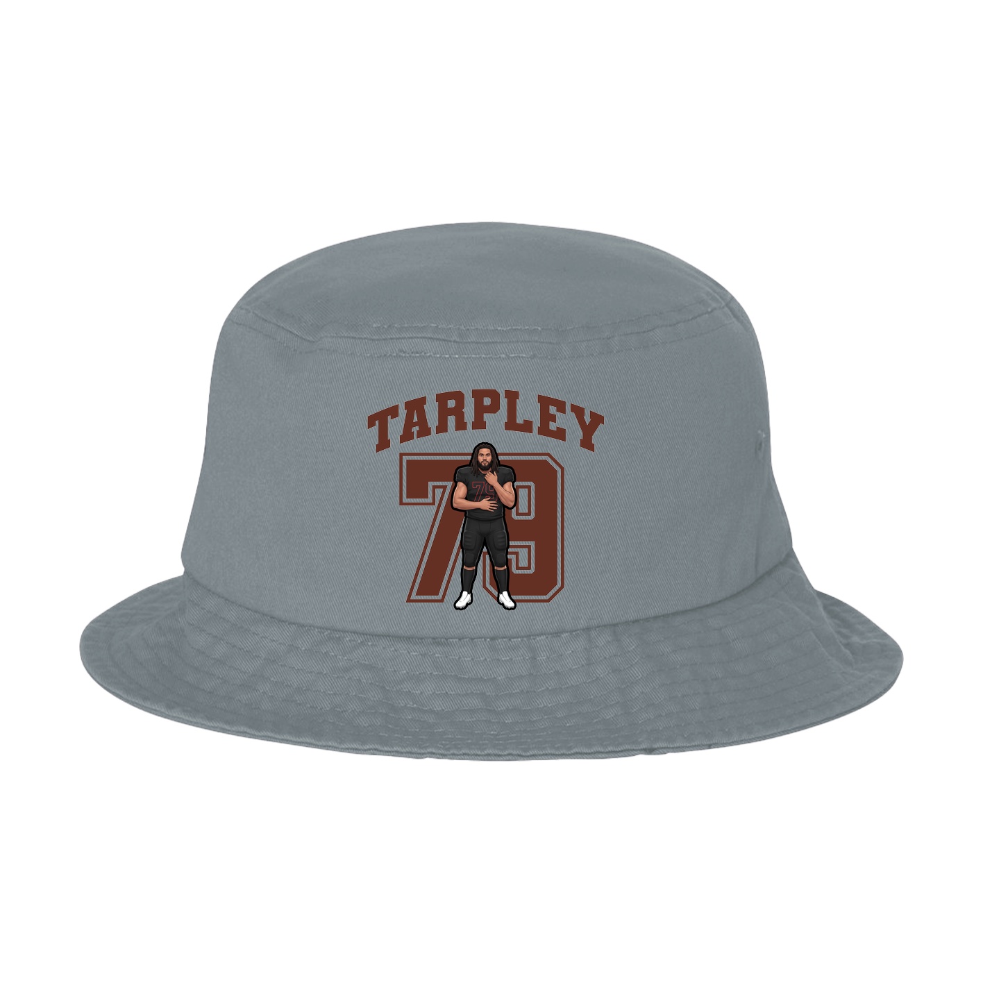 Bucket Cap — Number in Grey