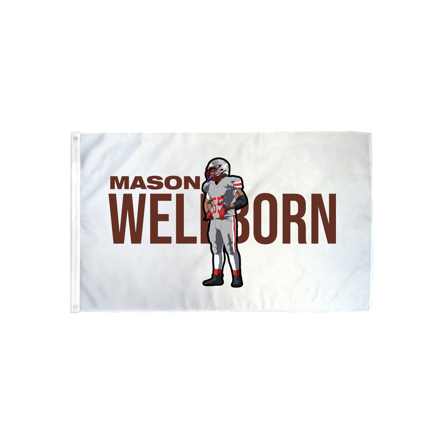 3x5 Flag — Player Name in Classic