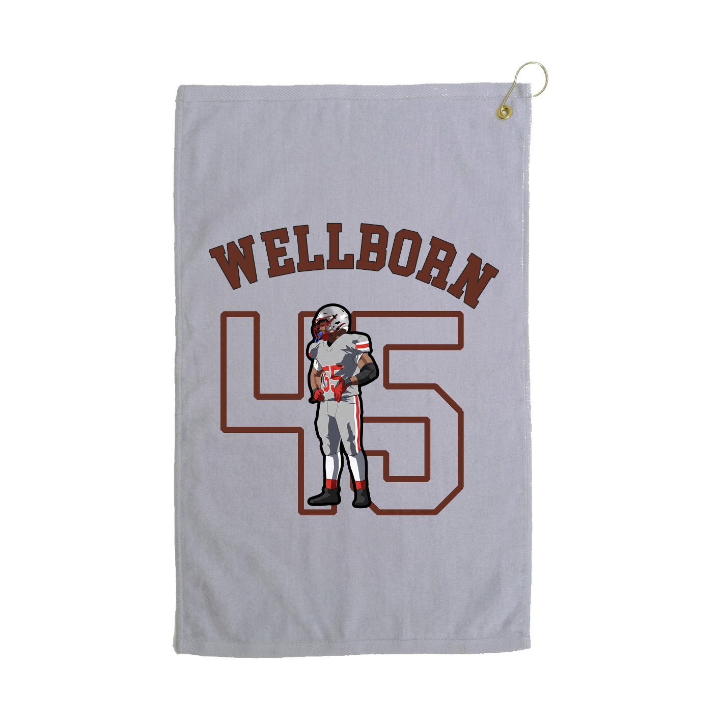 Golf Towel — Shirsey Arch in Grey