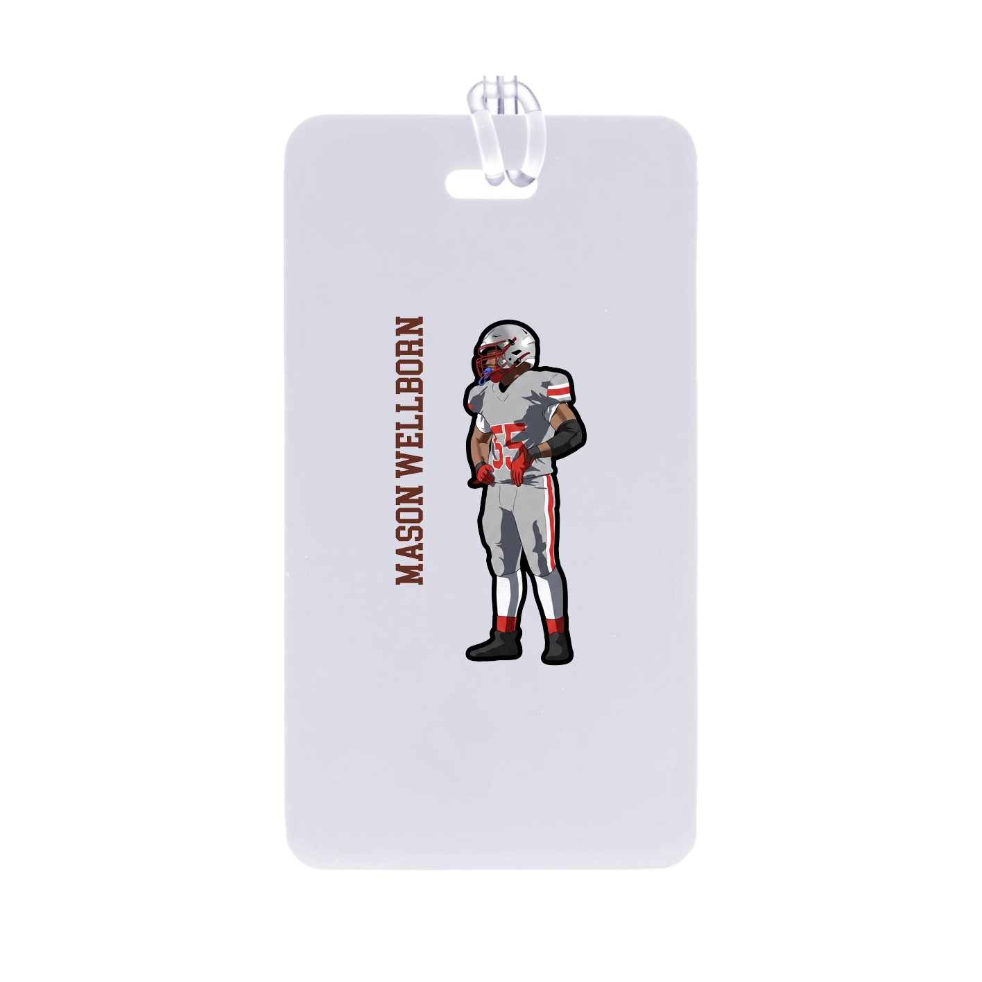 Bag Tag — Name Vertical in Classic