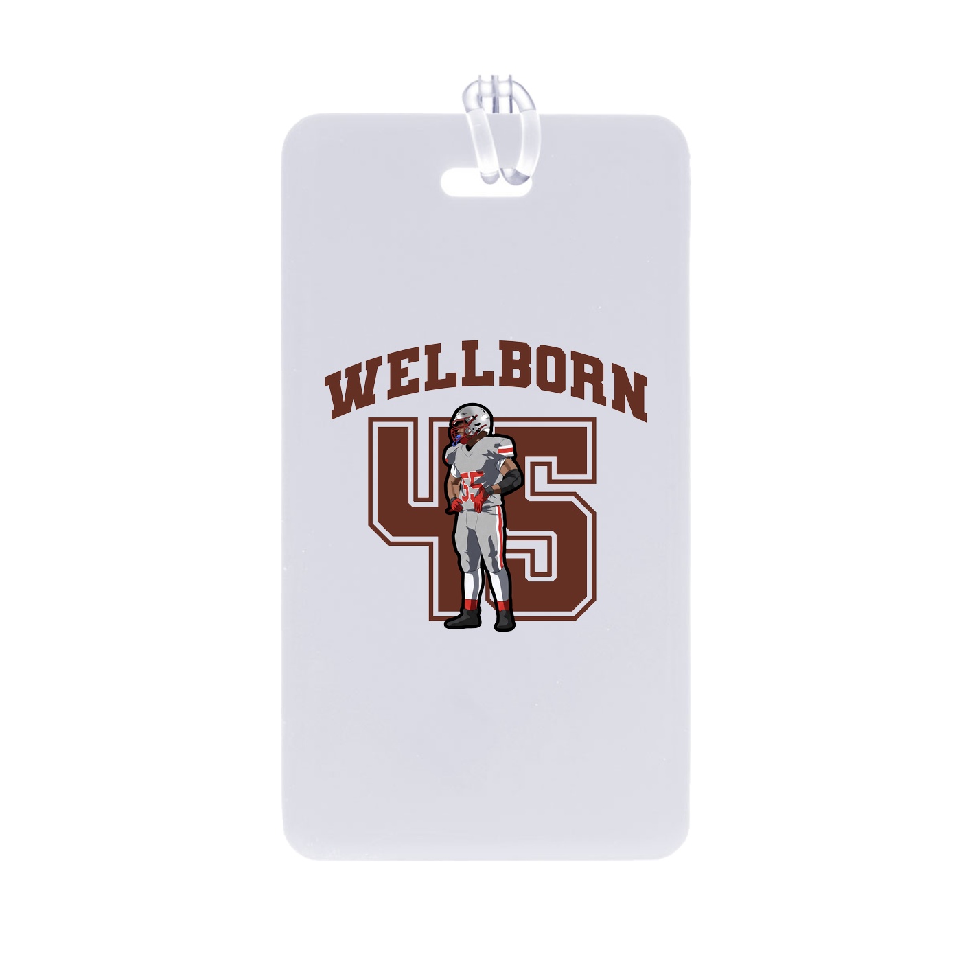 Bag Tag — Number in Classic