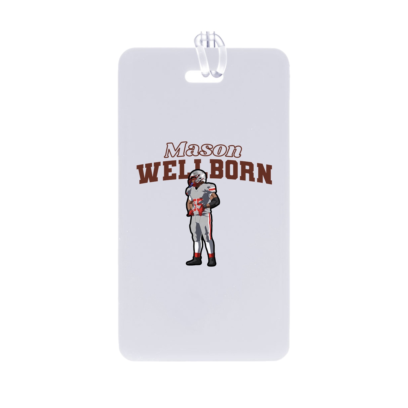 Bag Tag — Name Arch in Classic