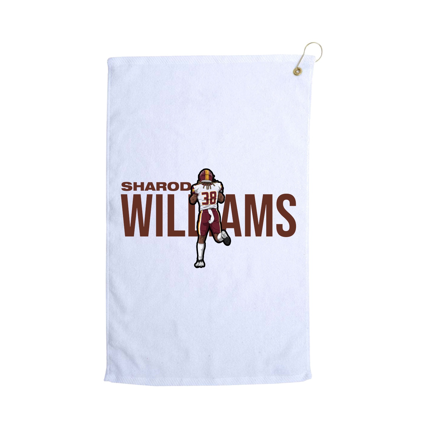 Golf Towel — Player Name in White
