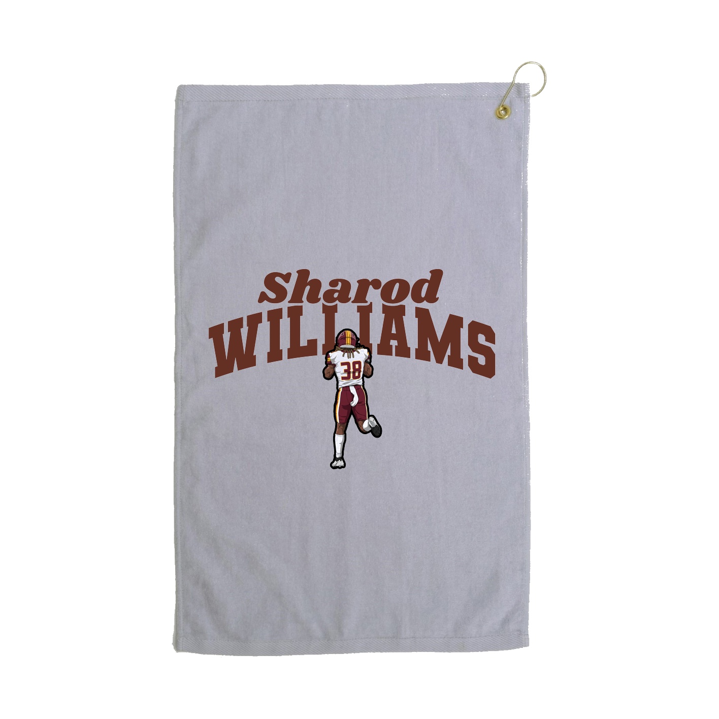 Golf Towel — Signature Arch in Grey