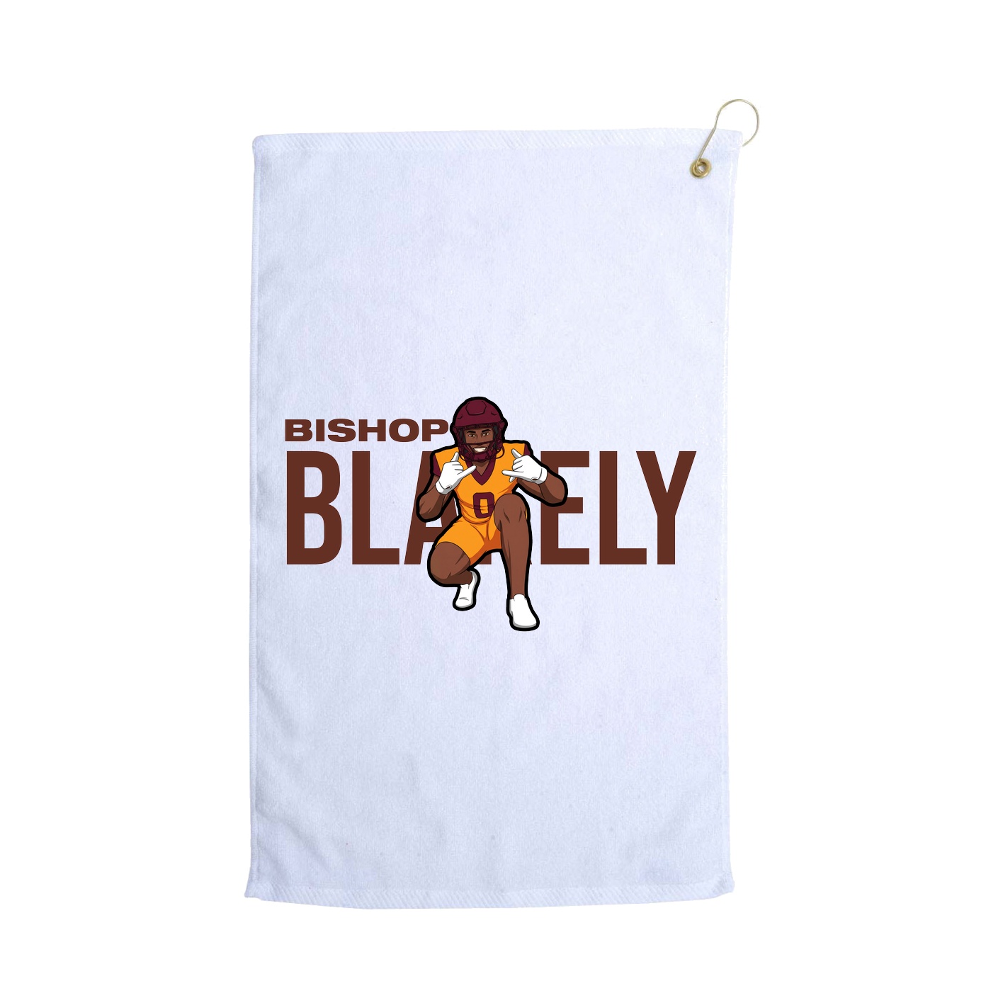 Golf Towel — Player Name in White