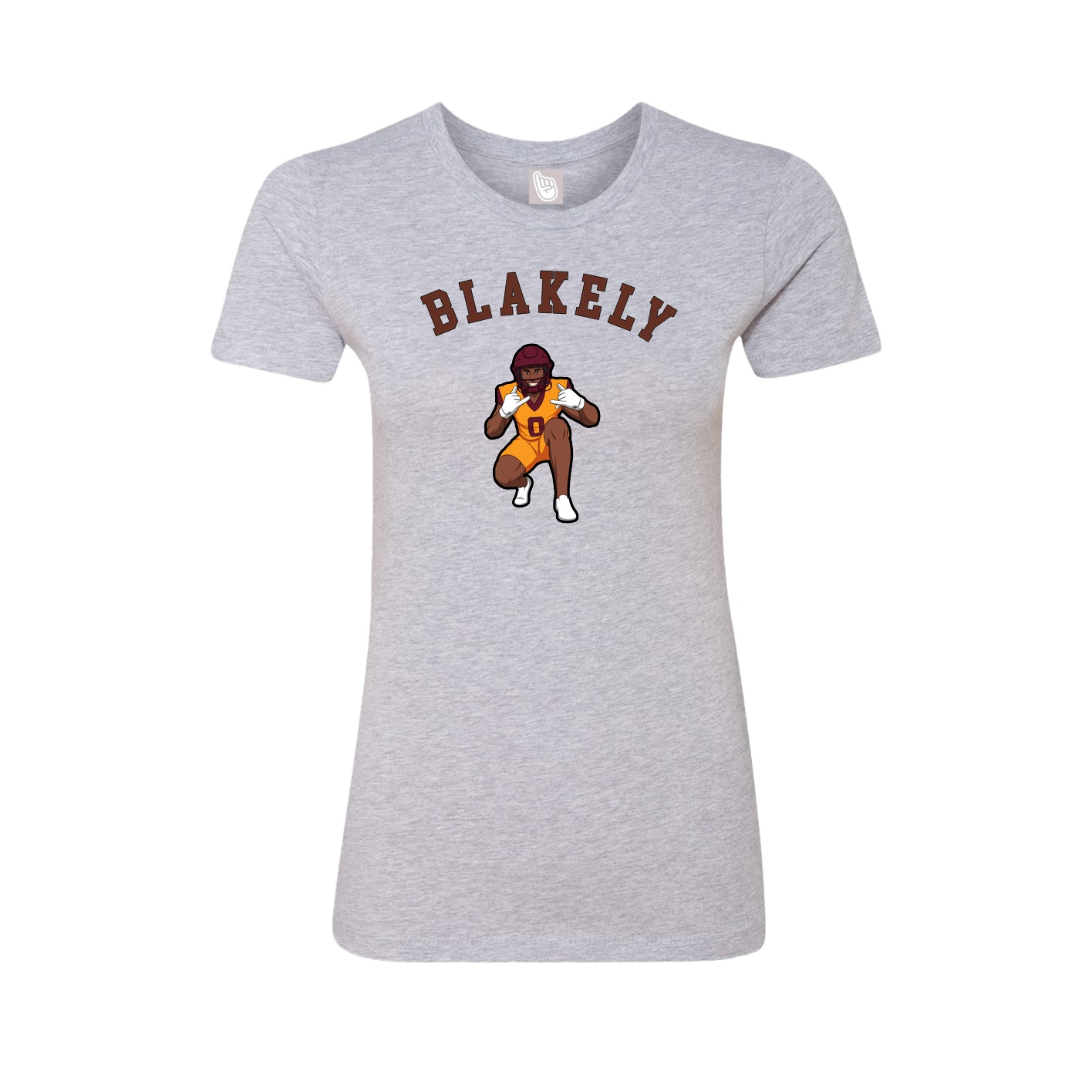 Fitted Women's Tee — Shirsey Arch in Grey