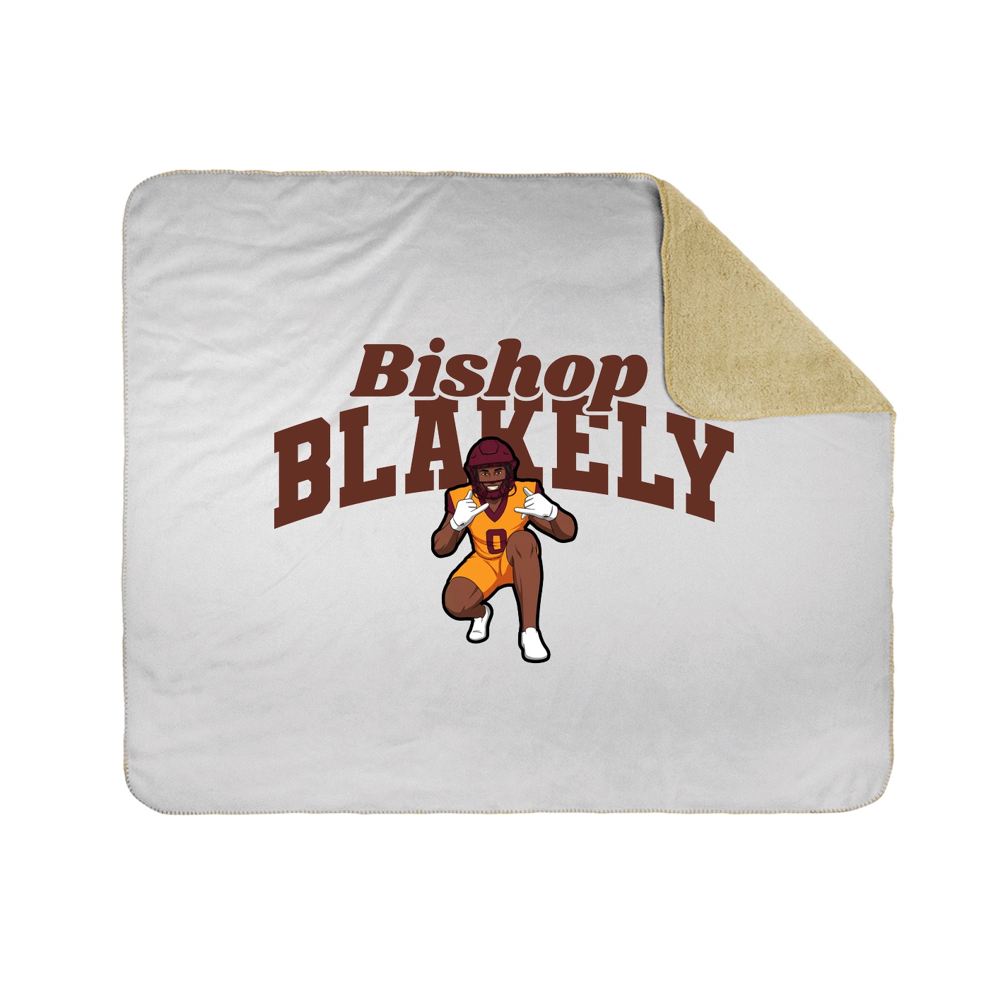 Throw Blanket — Signature Arch in White