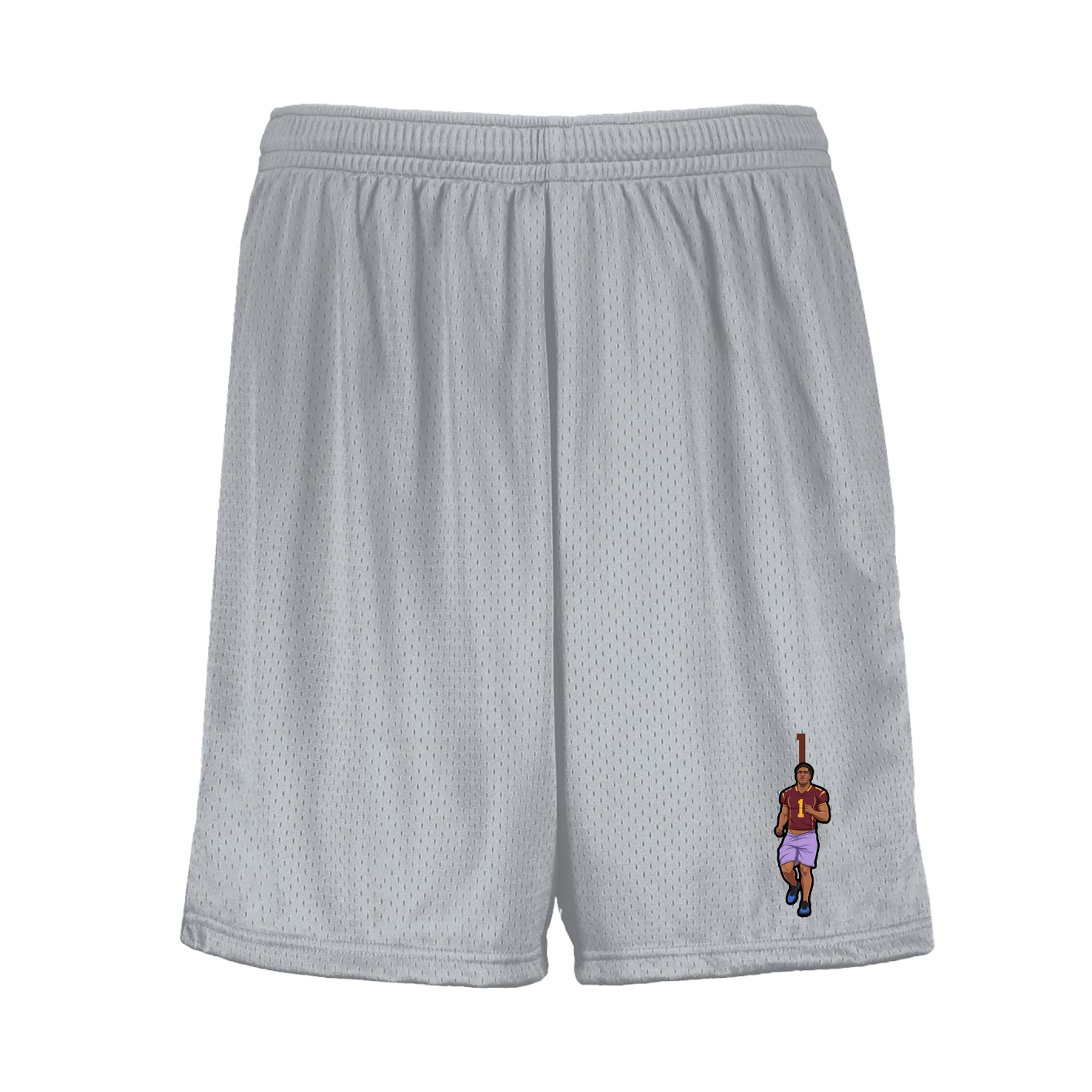 Shorts — Number Top in Silver