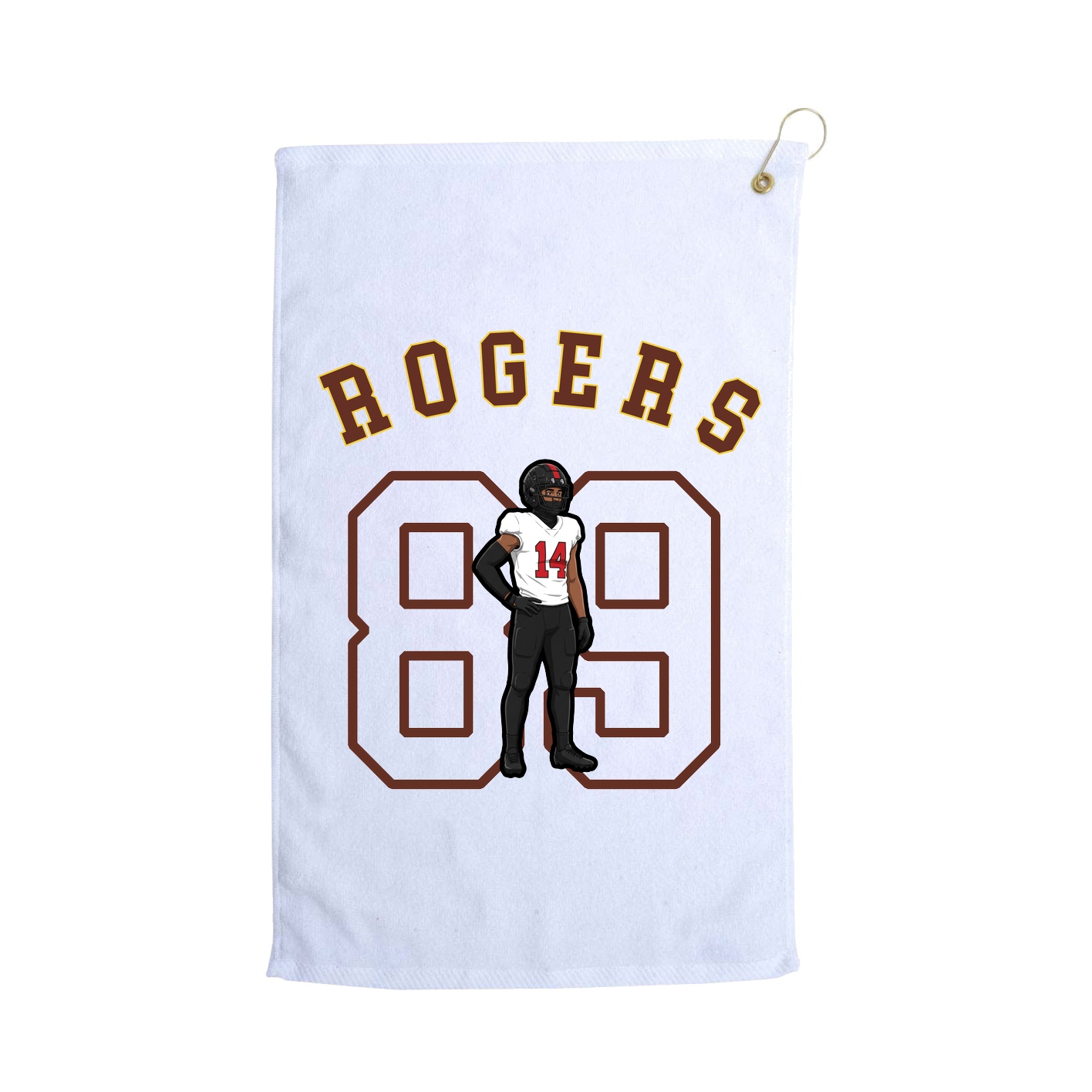 Golf Towel — Shirsey Arch in White