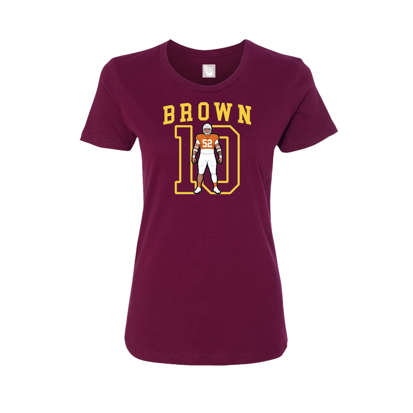 Womens Tee — Shirsey in Maroon