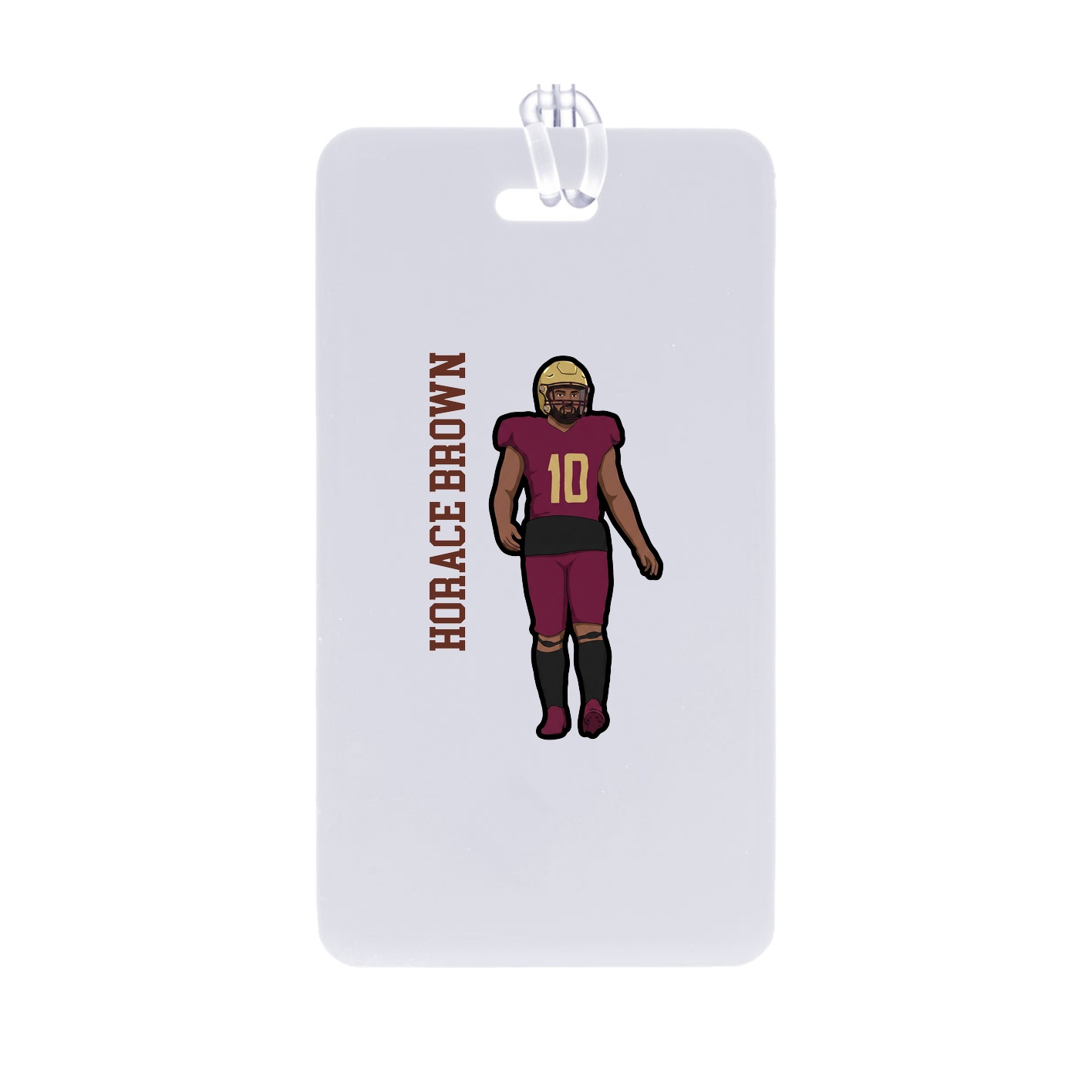 Bag Tag — Name Vertical in Classic