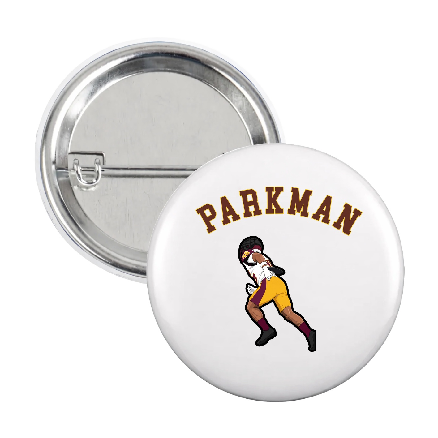 Game Day Button — Shirsey Arch in White
