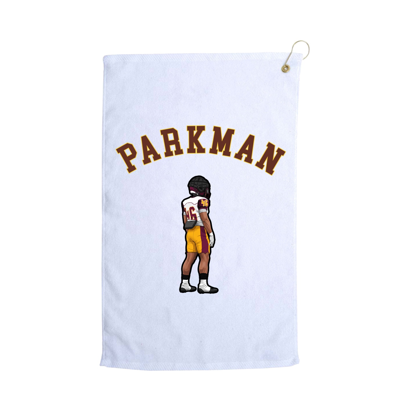 Golf Towel — Shirsey Arch in White