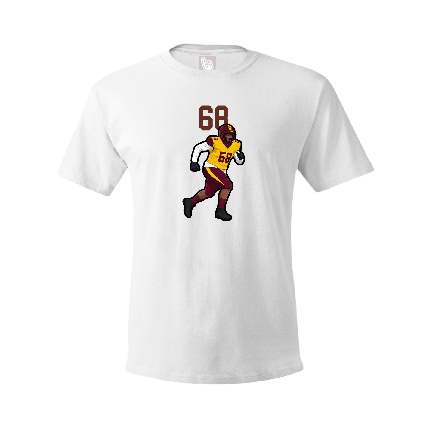 Tee — Number Top in White
